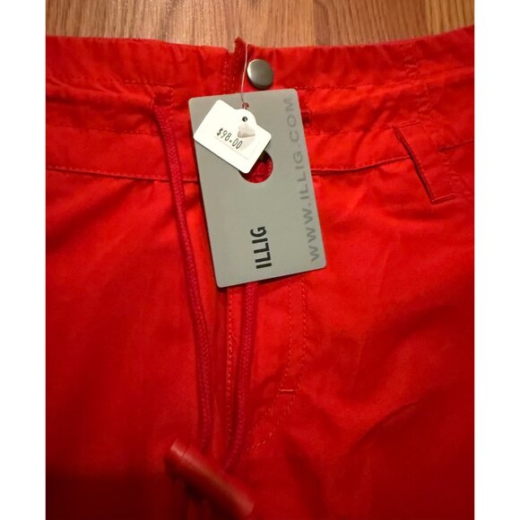 ILLIG x LA Body Red Grunge Goth Harem Shorts Mens S 10" Hip Hop NWT RARE - Picture 2 of 8